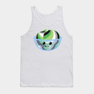 Aromantic ice cream pride Tank Top